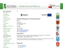 Tablet Screenshot of bip.puszcza-zielonka.pl