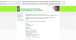 Desktop Screenshot of bip2.puszcza-zielonka.pl