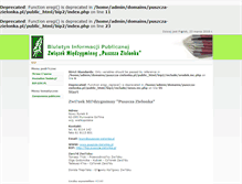 Tablet Screenshot of bip2.puszcza-zielonka.pl